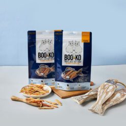 BOO&KO Fish Bites Cat real fish แปลแท้ ขนมแมว ปลา