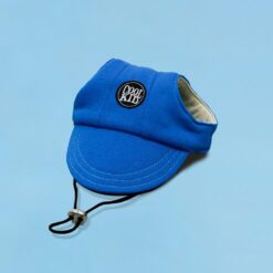 หมวกหมา หมวกแมว หมวกสอดหู สีน้ำเงิน doghat cathat blue