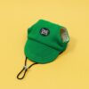 หมวกหมา หมวกแมว หมวกสอดหู สีเขียว doghat cathat green
