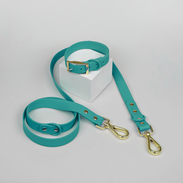 clawset-leash-and-collar-green-color สีม่วง ปอกคอหมา ปอกคอแมว สายจูงหมา สายจูงแมว ลาเวนเดอร์